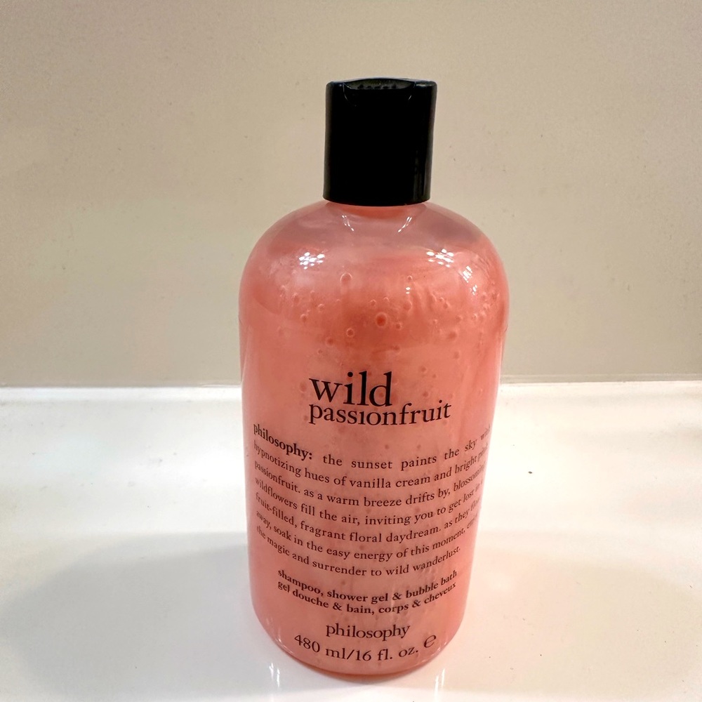 New Philosophy shower gel wild passion fruit 16 ounce sealed